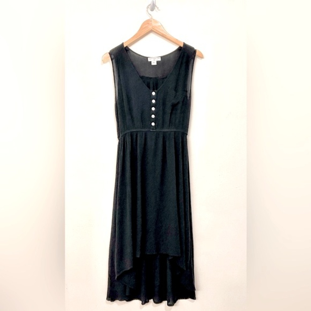 Cotton On 100% Viscose Black High-Low Midi size Small